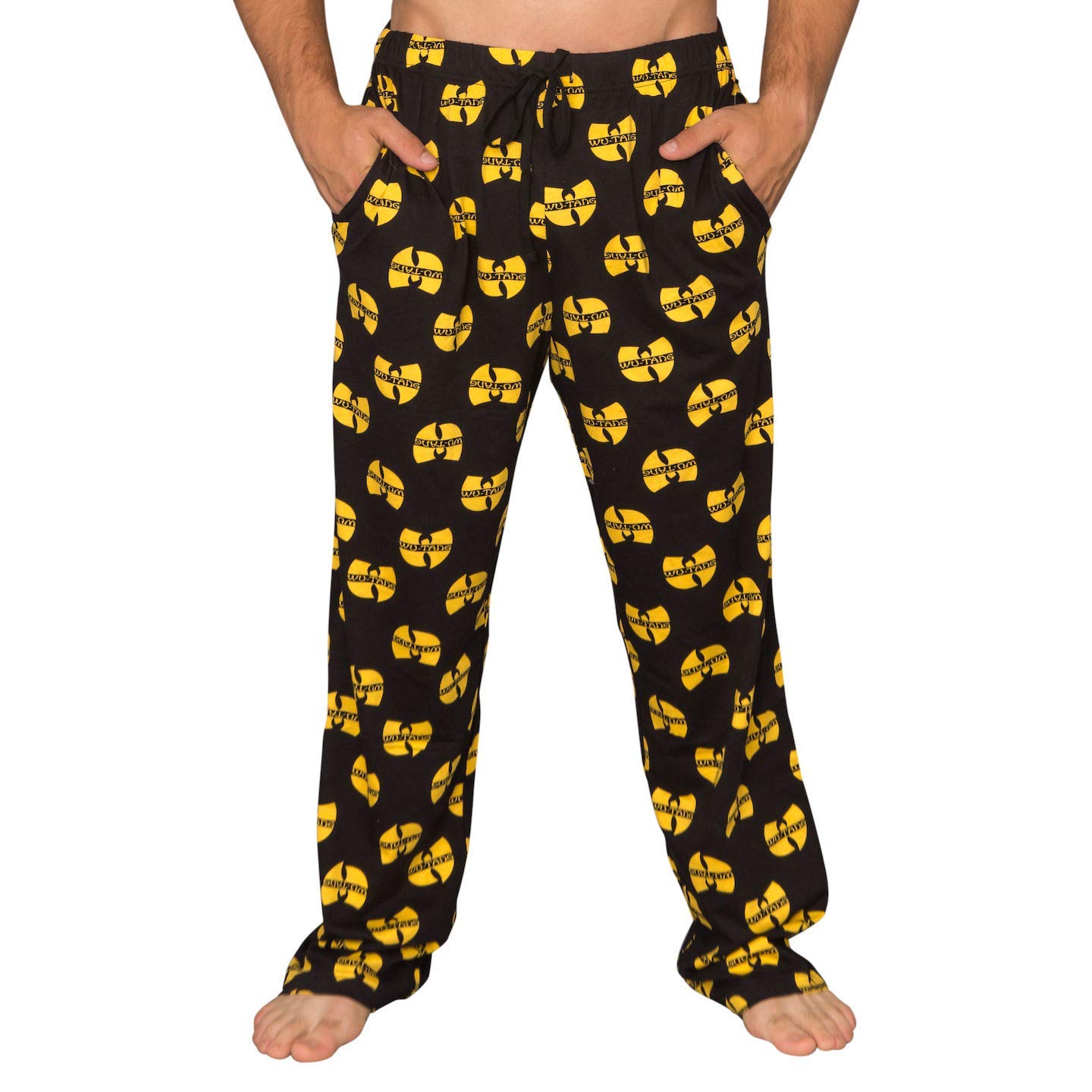 Underboss Wu Tang Clan Logo Yellow and Black Lounge Pants : Amazon